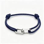 The Interlocked Name Cord Bracelet