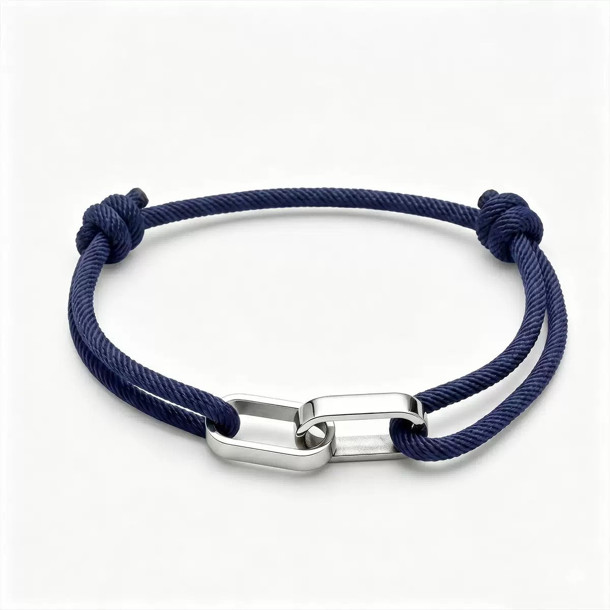 The Interlocked Name Cord Bracelet