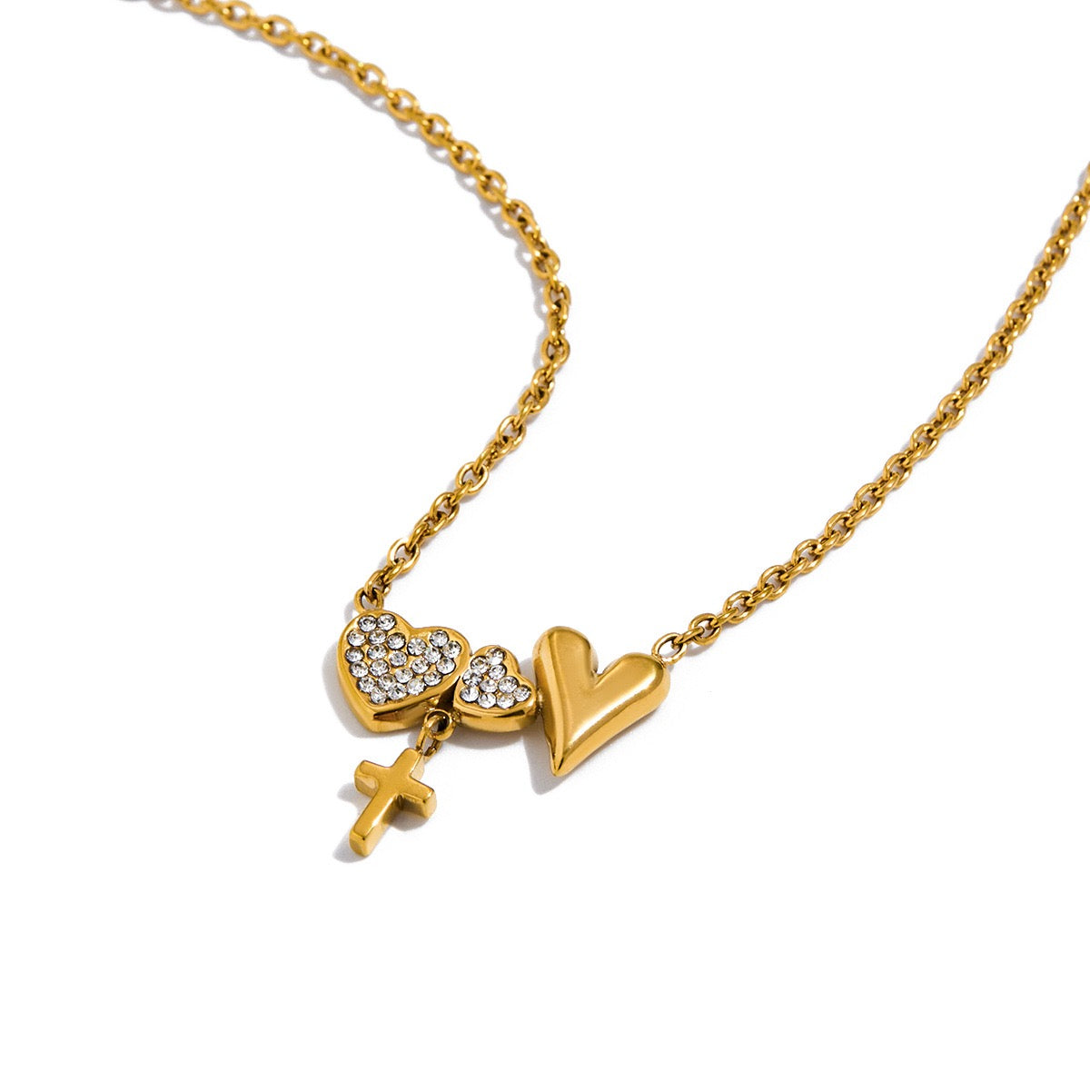 Faith & Love Charm Necklace