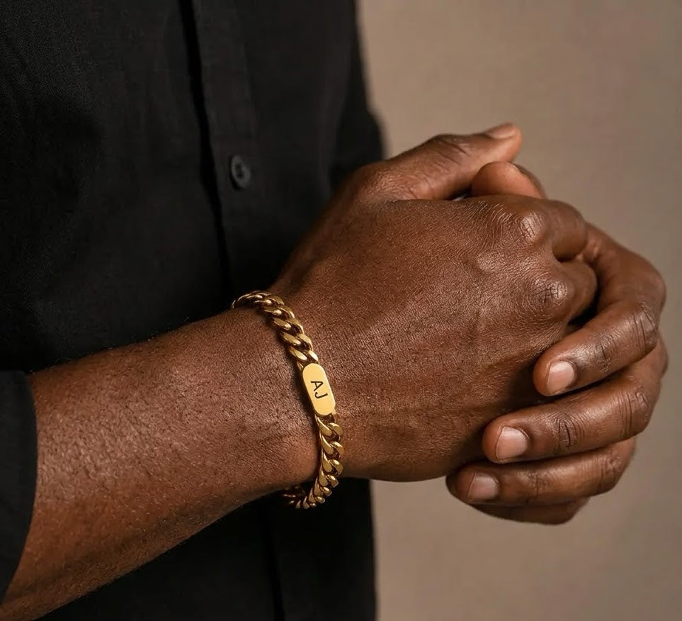 Dave Cuban Engraved Bracelet