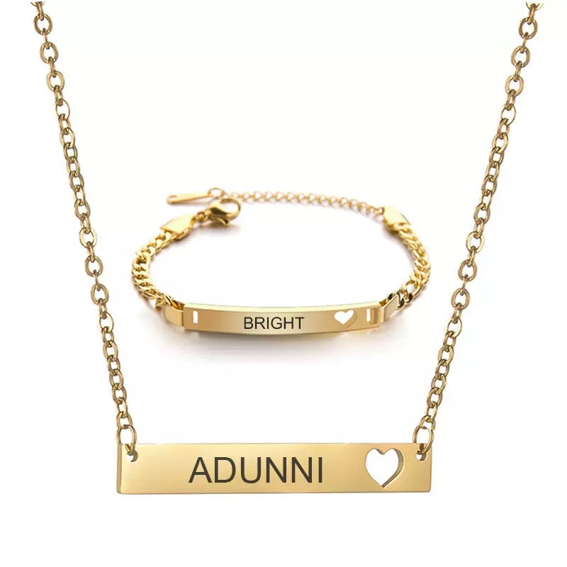 The Hollow Heart Engraved Set