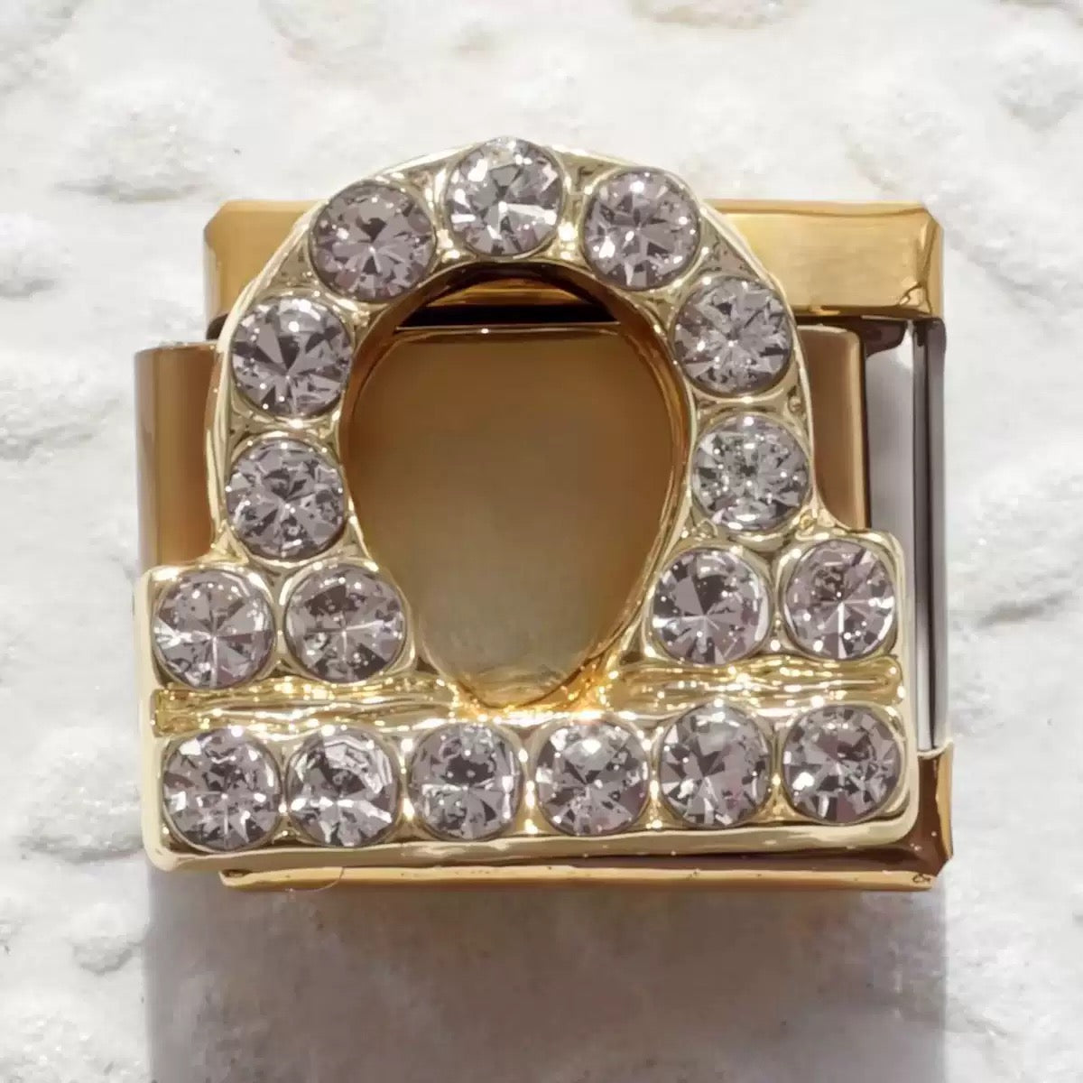 Micro pave CZ Zodiac Modular Link Charms