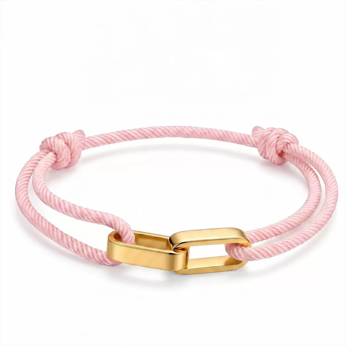 The Interlocked Name Cord Bracelet