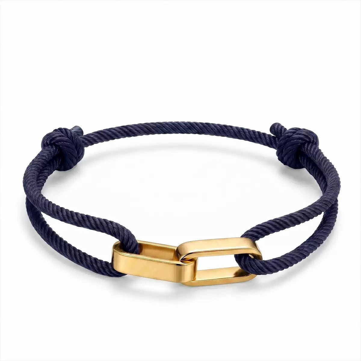 The Interlocked Name Cord Bracelet
