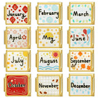 Colorful Birthmonth Modular Link charms