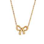 🎁 Dainty Bow Necklace (100% off)