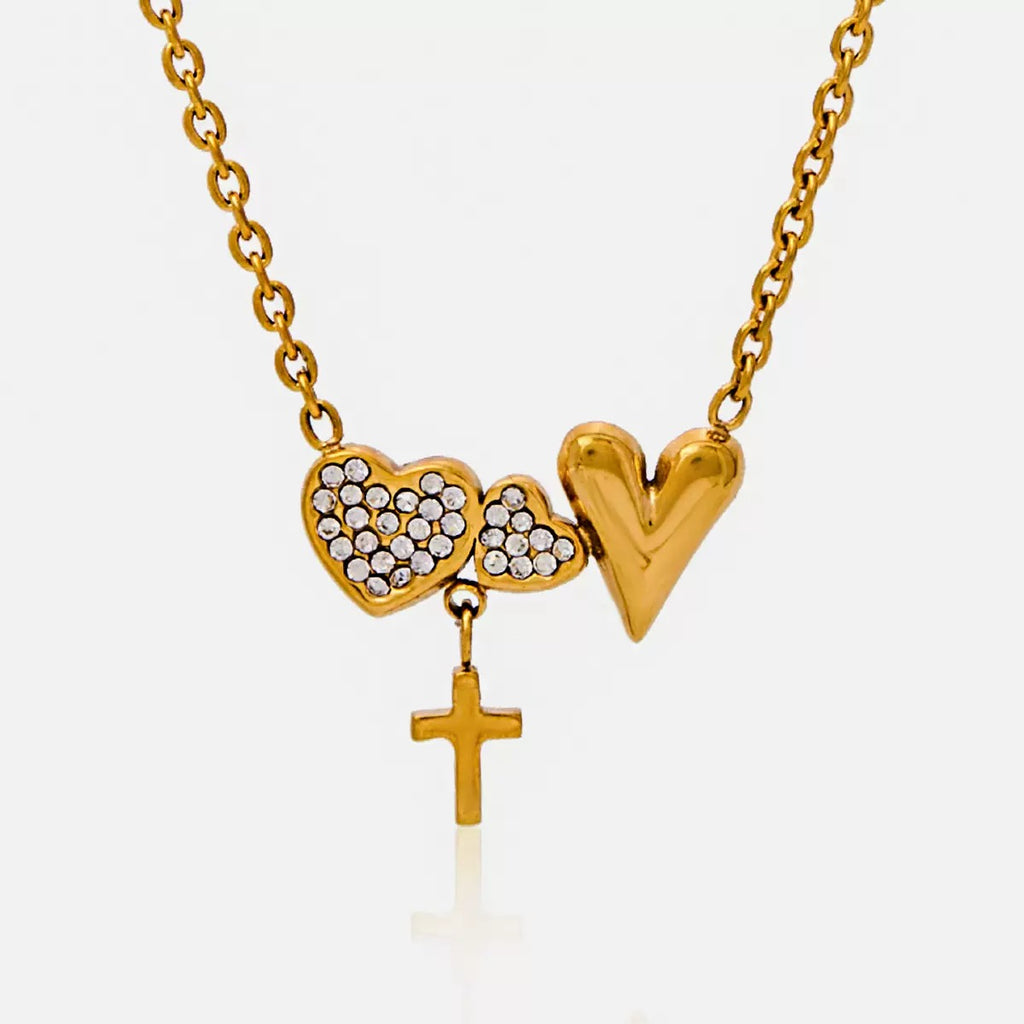 Faith & Love Charm Necklace