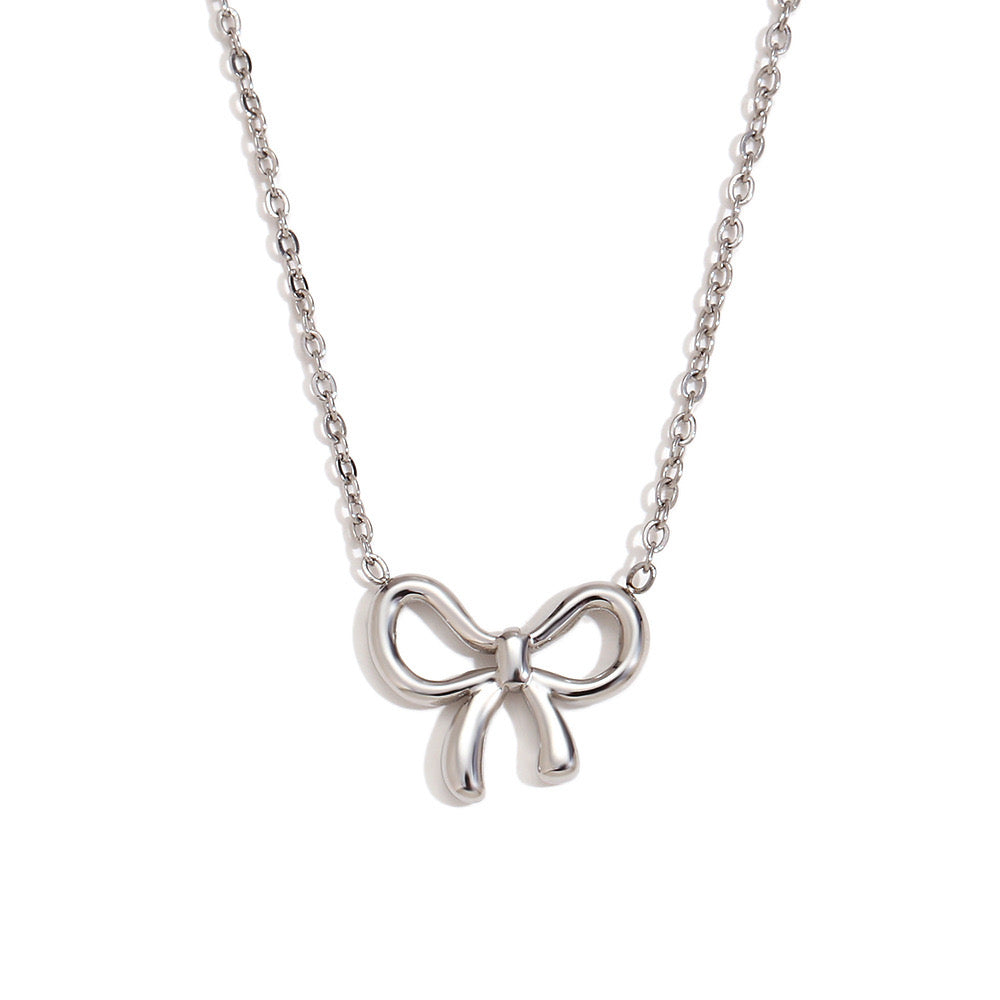 Dainty Bow Necklace