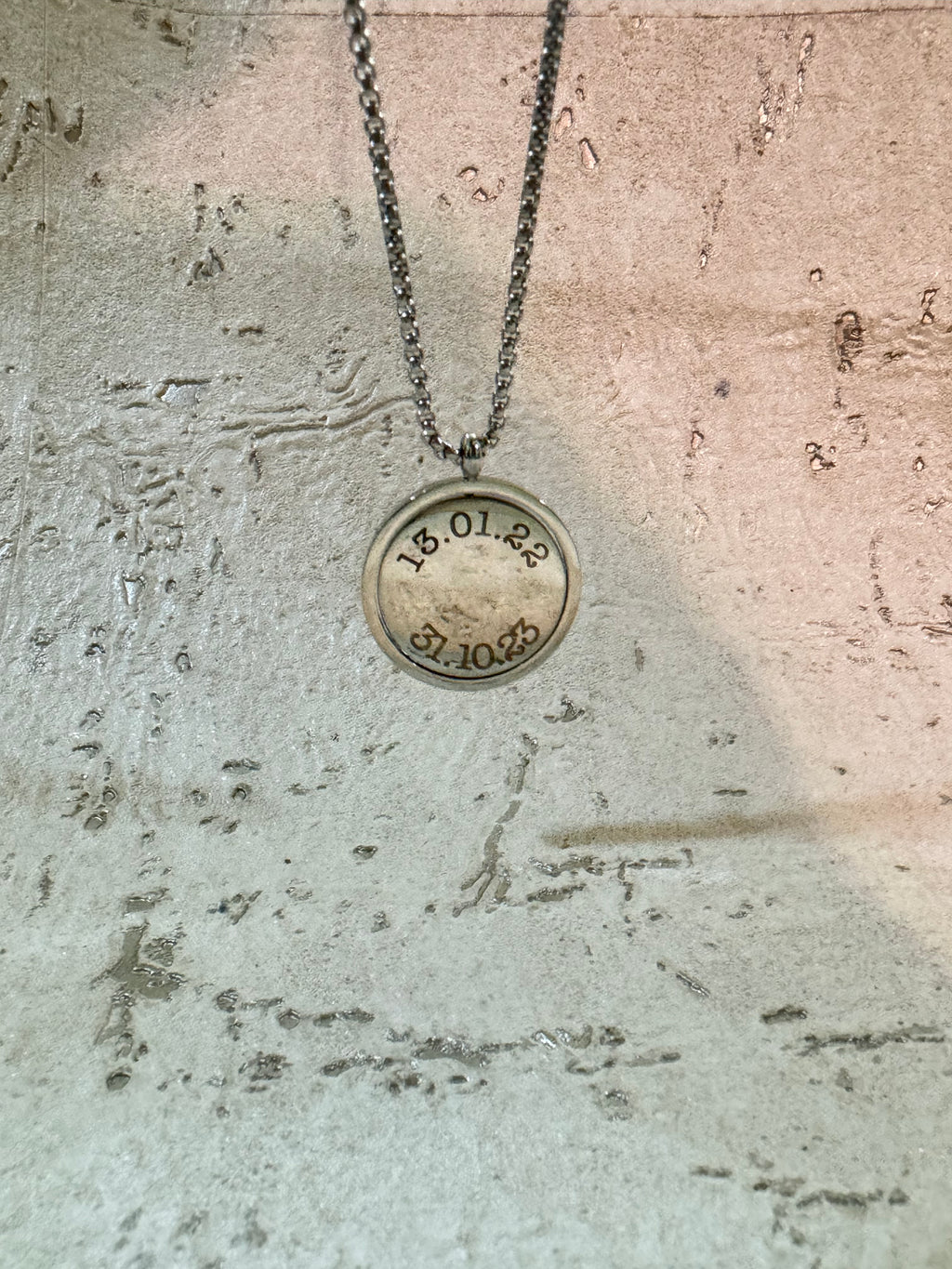 Wanderlust Spinning Photo Necklace