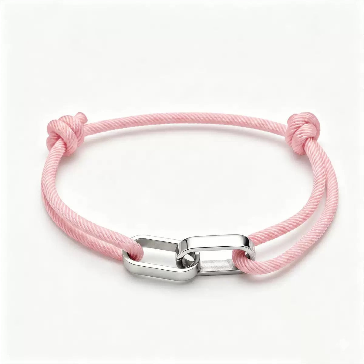 The Interlocked Name Cord Bracelet