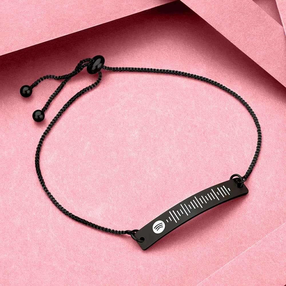 Spotify Bar Drawstring Bracelet