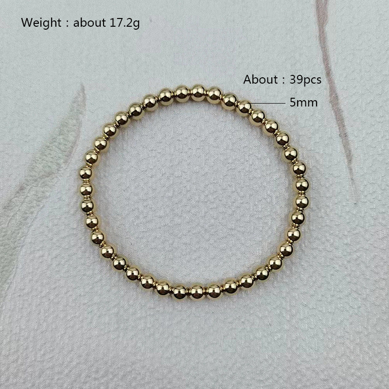 5mm beads (17.7cm Small-medium wrist)