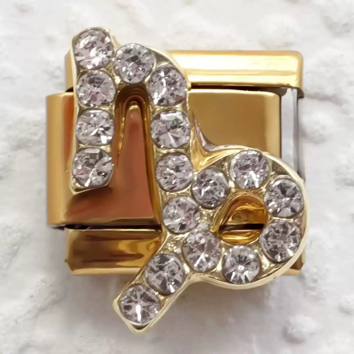 Micro pave CZ Zodiac Modular Link Charms