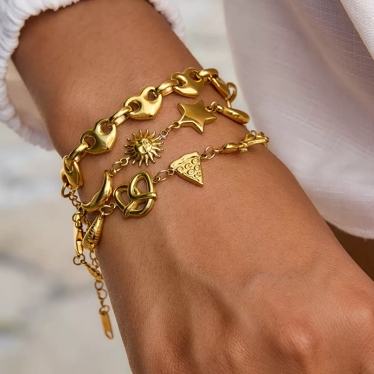 The Bistro Charm Link Bracelet