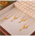 Bow Drop Necklace