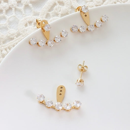 🎁 CZ 2 in 1 stud (100% off)