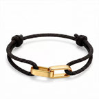 The Interlocked Name Cord Bracelet