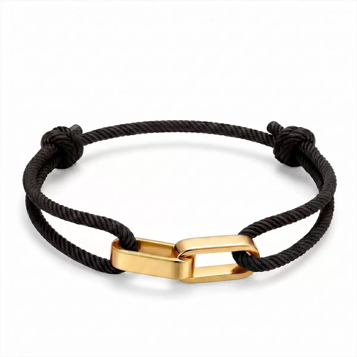 The Interlocked Name Cord Bracelet
