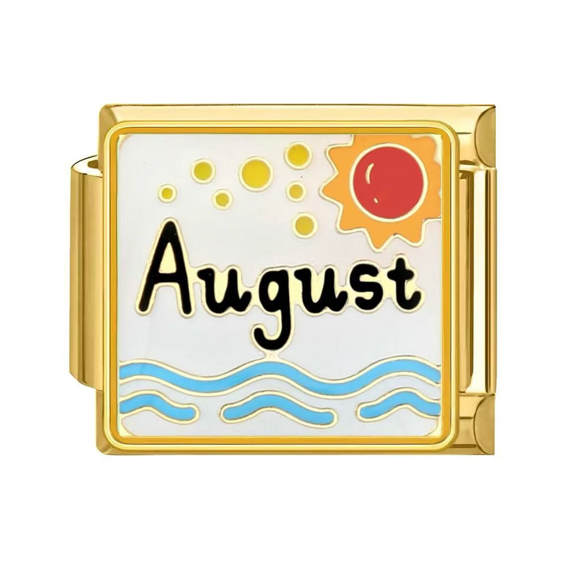 Colorful Birthmonth Modular Link charms