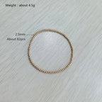 2.5mm beads (17cm Small-medium wrist)