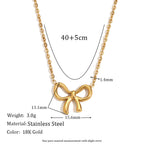 Dainty Bow Necklace