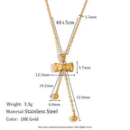Elegant Bow Necklace