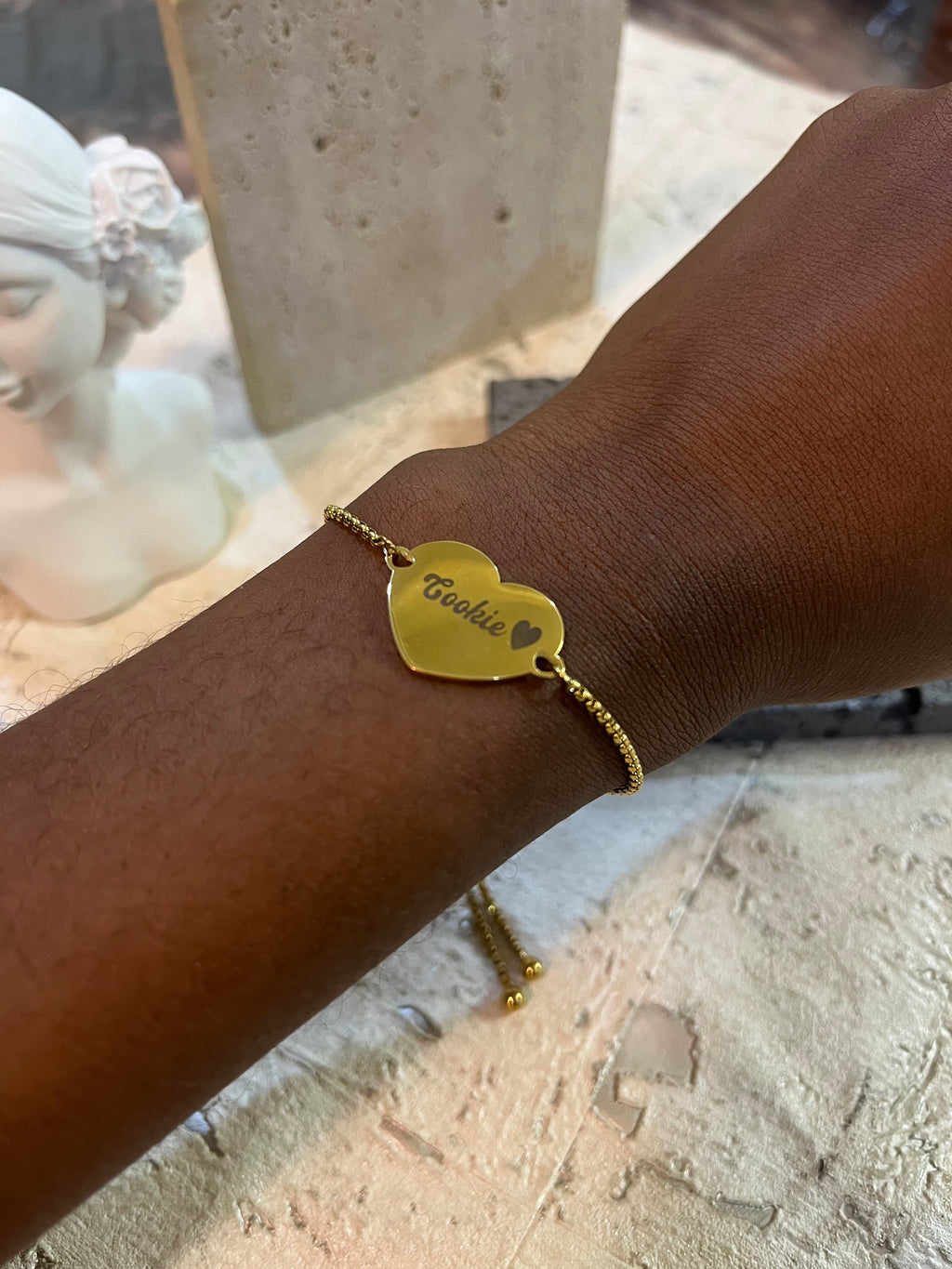 Precious Heart Name Bracelet
