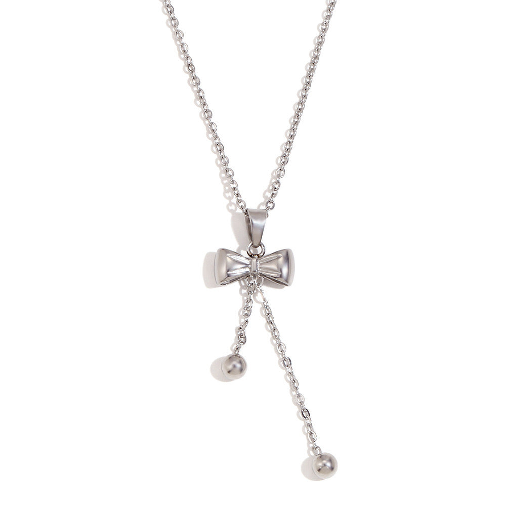Elegant Bow Necklace