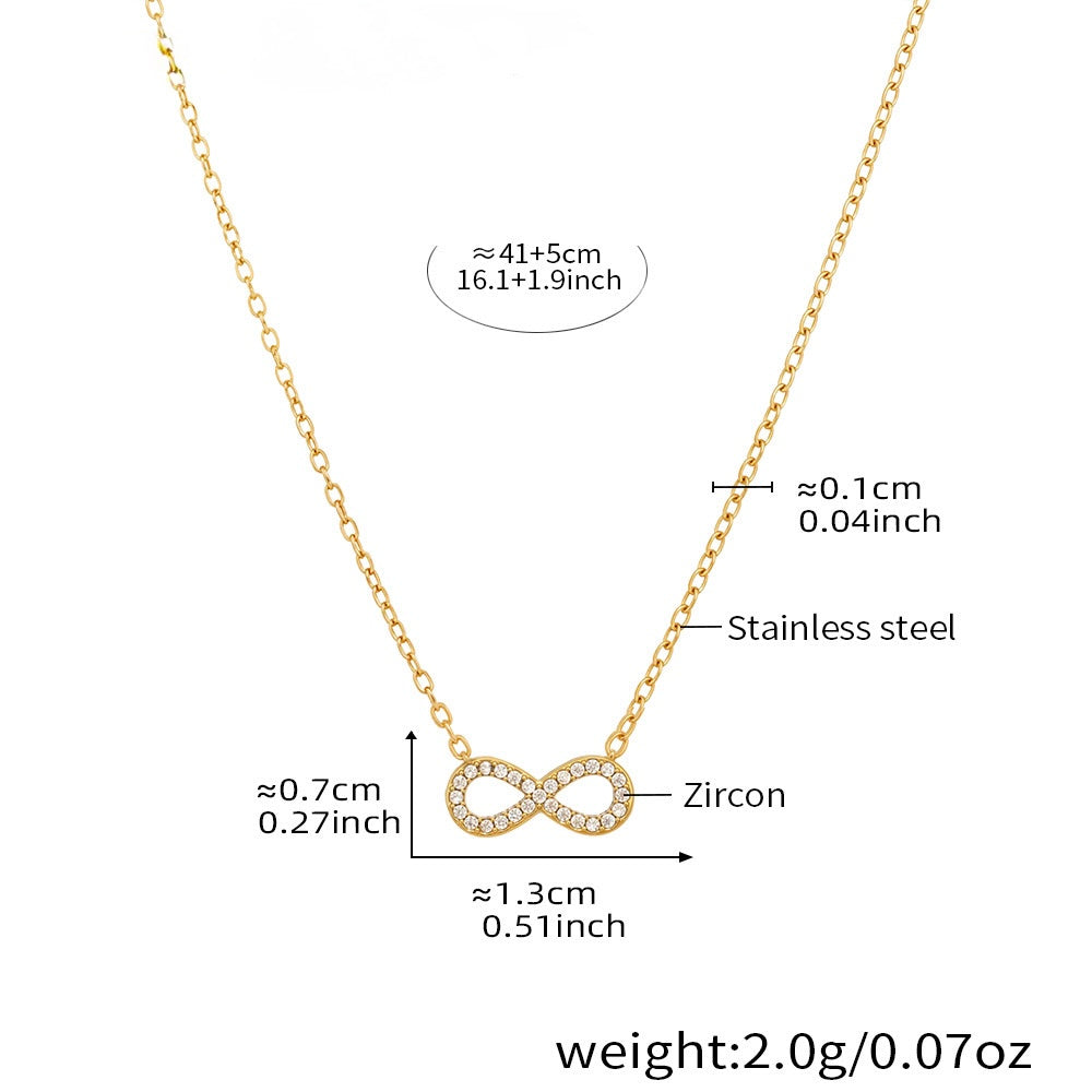 Dainty Infinity Necklace