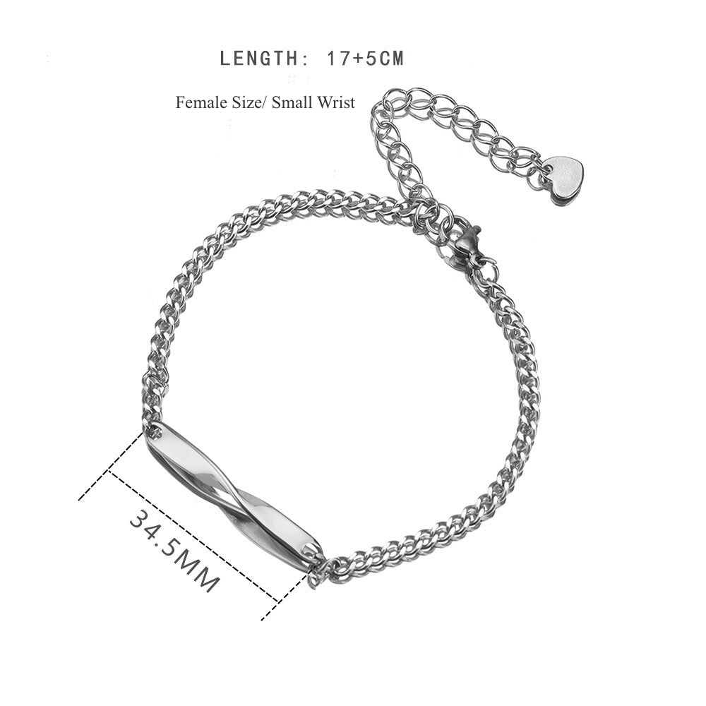 Forever Entangled Couple Bracelets