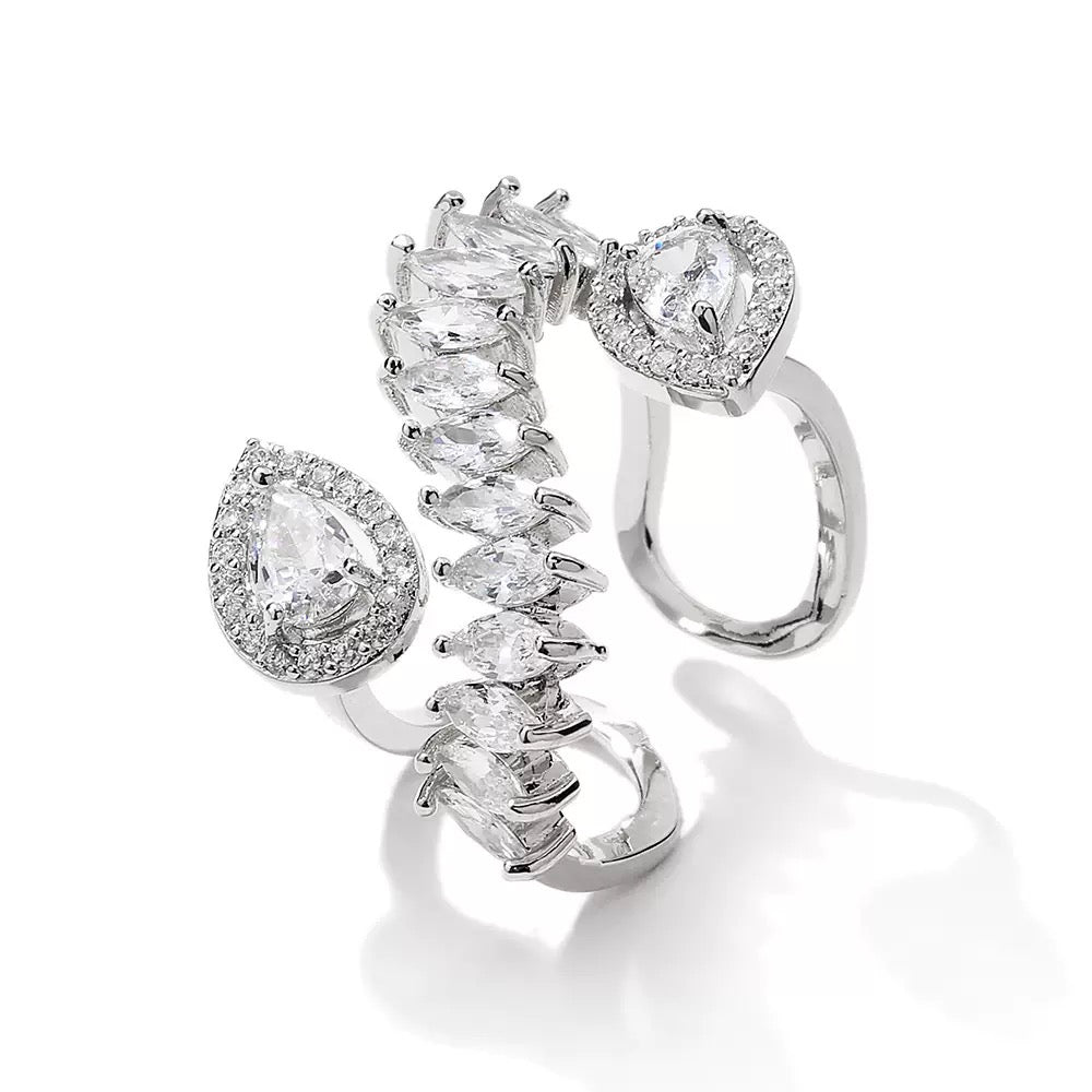 Glitz Cocktail Open Ring