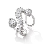 Glitz Cocktail Open Ring