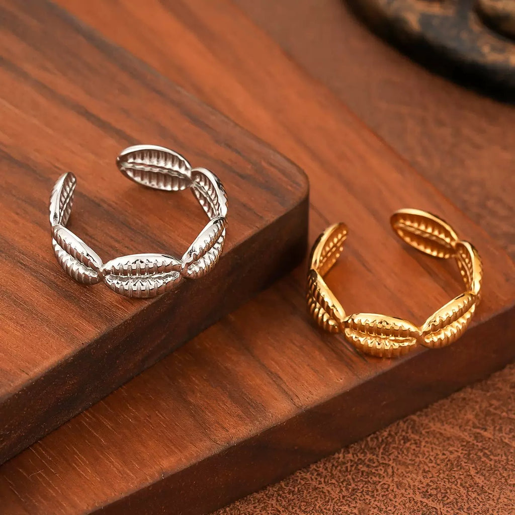 Cowry Open Ring