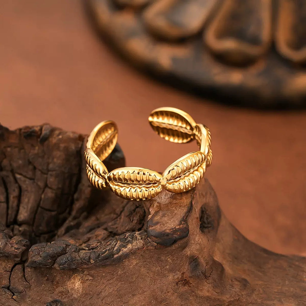 Cowry Open Ring