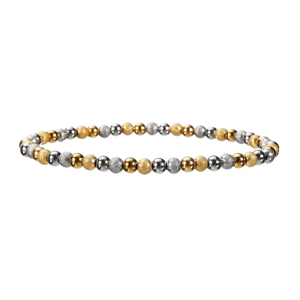 4mm Frosted beads (17.3cm Small-medium wrist)