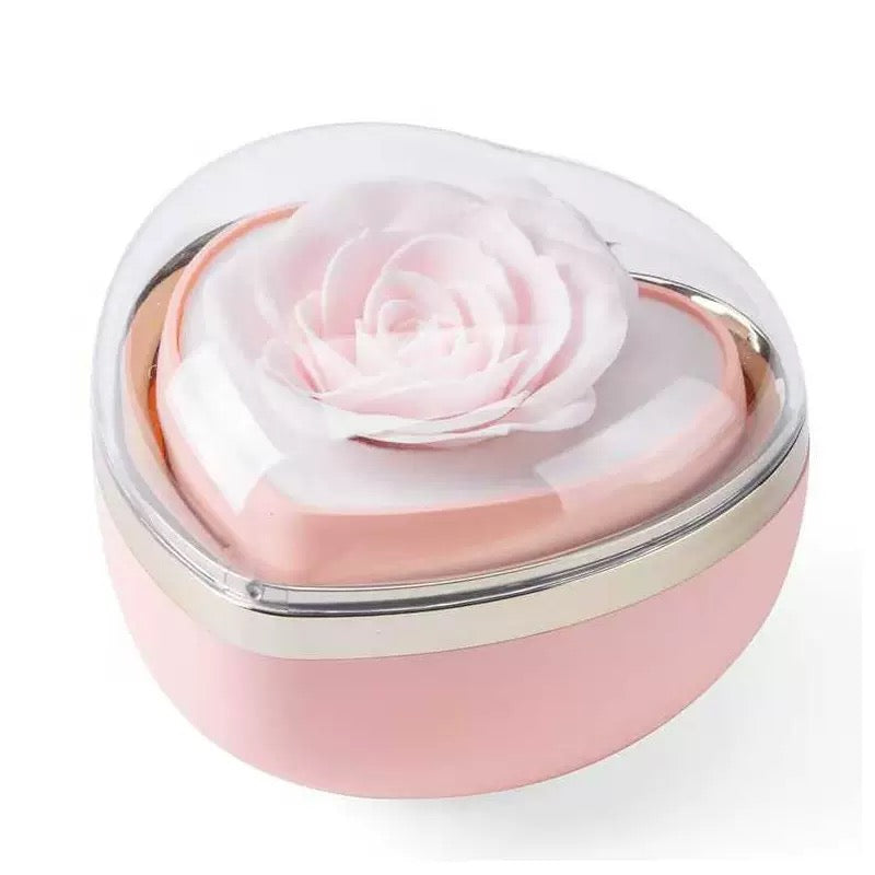 Heart Scented Rose Rotating Box