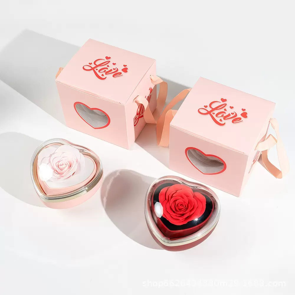 Locket in Heart rotating box