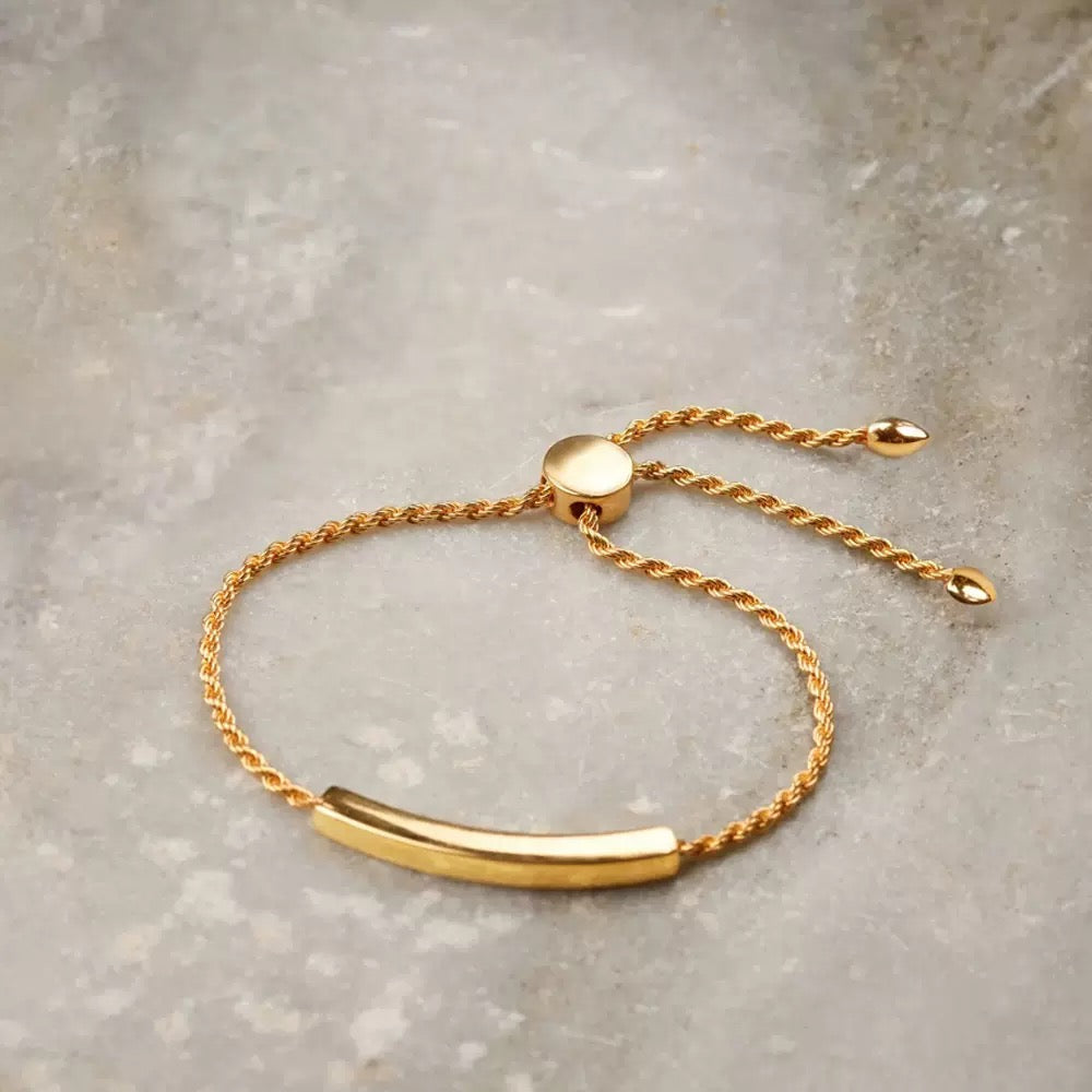 Layla Twist Rope Slider Bracelet