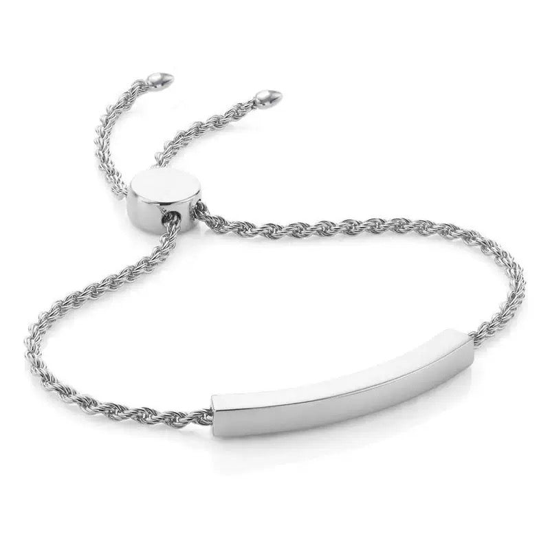 Layla Twist Rope Slider Bracelet