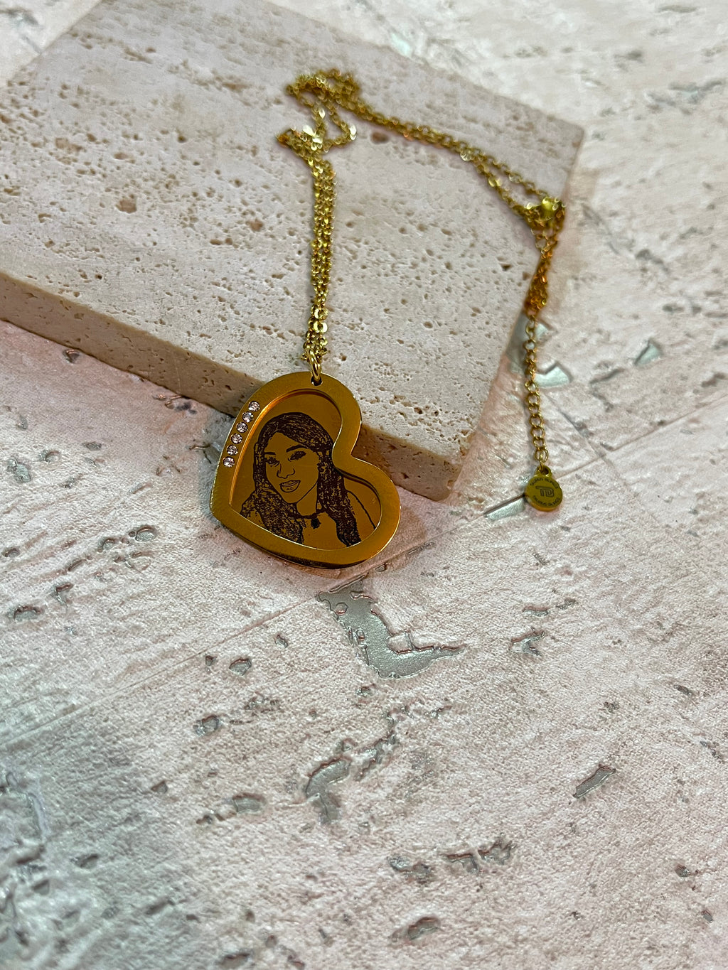 Nainah Love Forever Photo Necklace