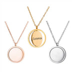 Wanderlust Spinning Photo Necklace