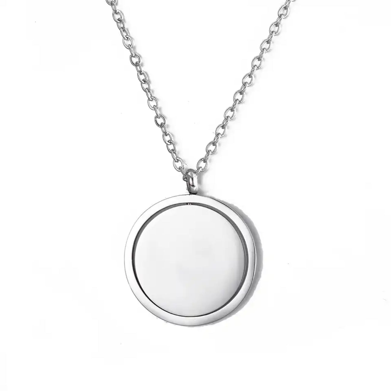 Wanderlust Spinning Photo Necklace