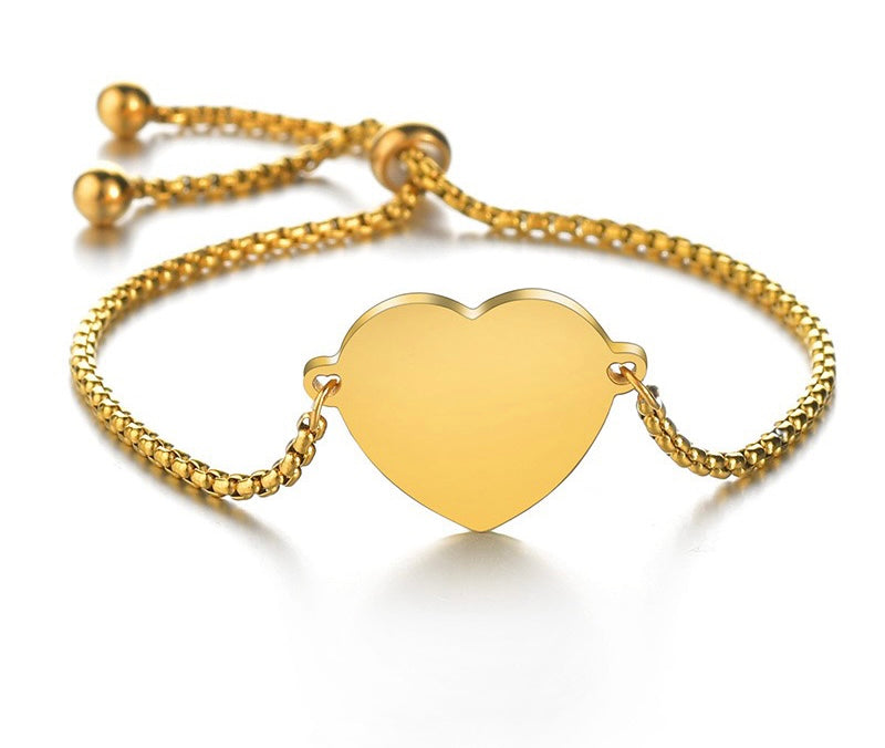 Precious Heart Name Bracelet
