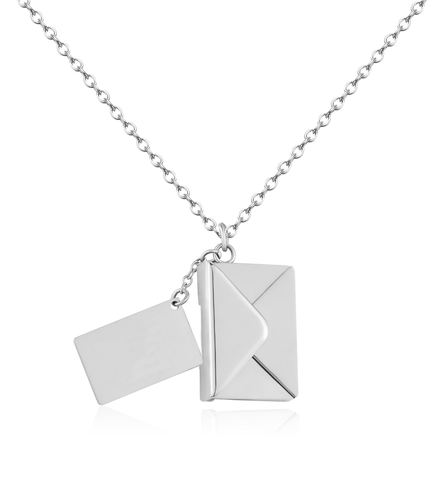 Personalized Secret Letter Envelope Necklace