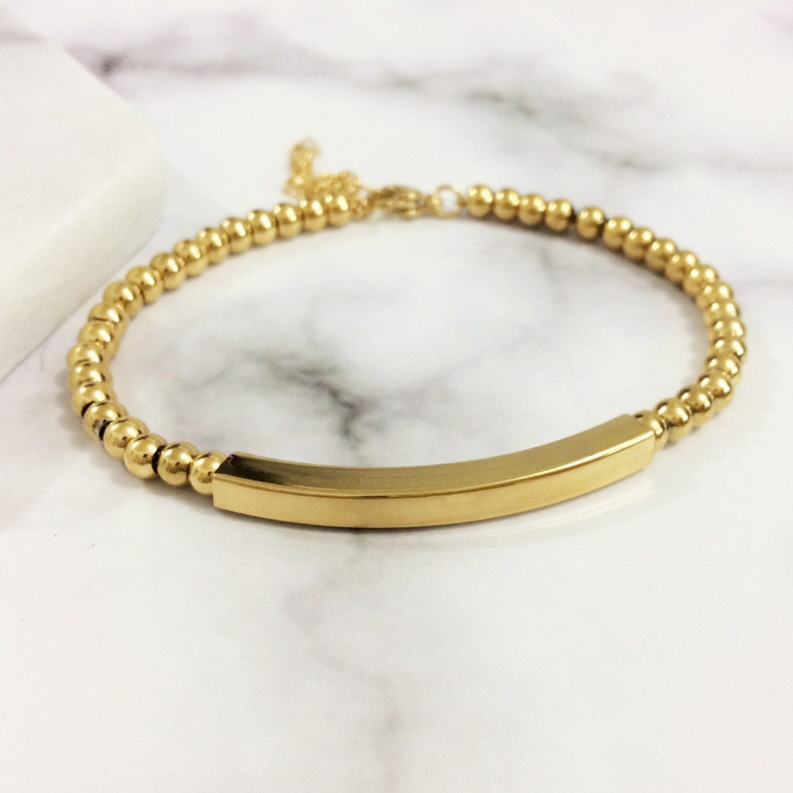 Bead Bar personalized Bracelet