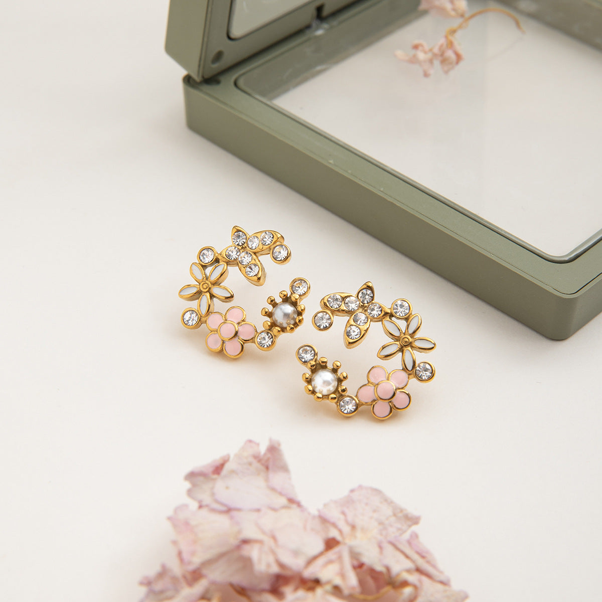 The Petal Halo Studs
