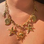 Large Sunburst Charm