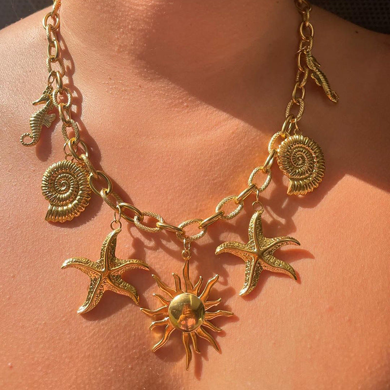 Large Sunburst Charm