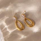 The Horizon Teardrop Hoops