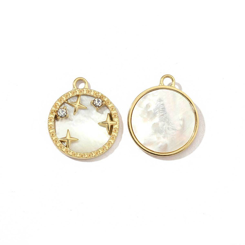 Celeste Mother of Pearl Charm